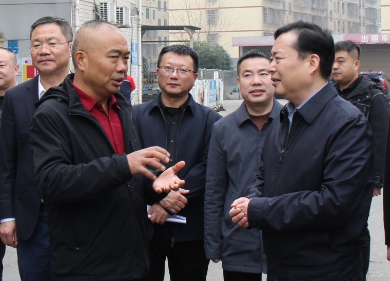 市長熊煒來我公司檢查指導(dǎo)安全生產(chǎn)工作